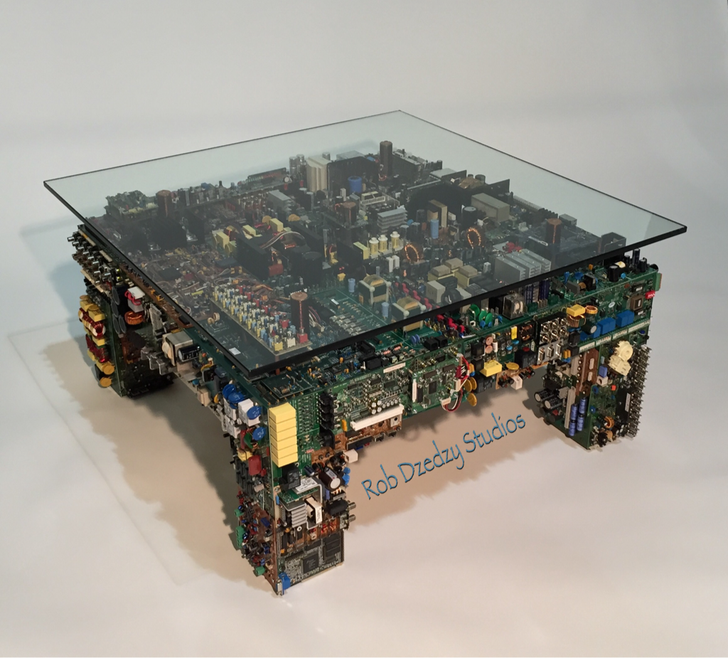 Circuit board coffee table